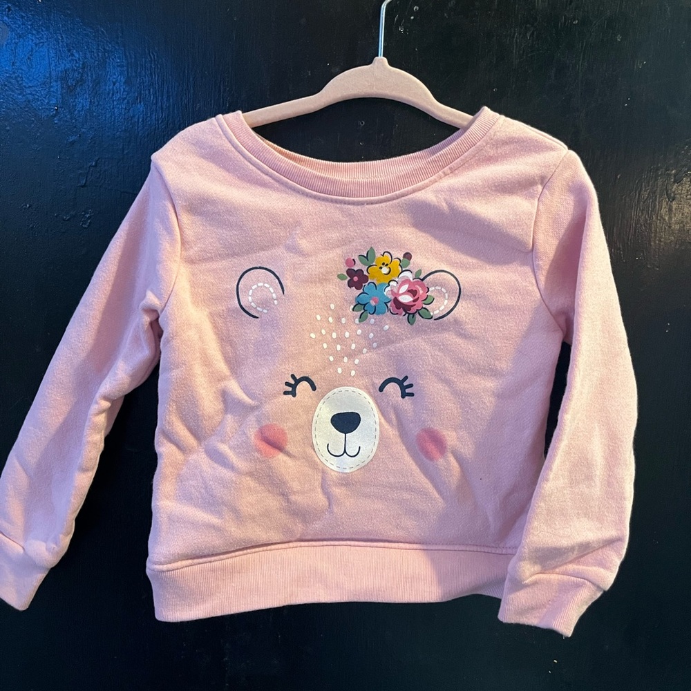 18m Pink crew neck